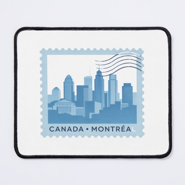 Item preview, Montreal Canada Skyline Autumn Leaves Warm designed and sold by SkeletonsDanger.