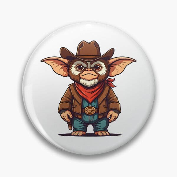 Item preview, Gremlin cowboy designed and sold by PrintLabStudio.