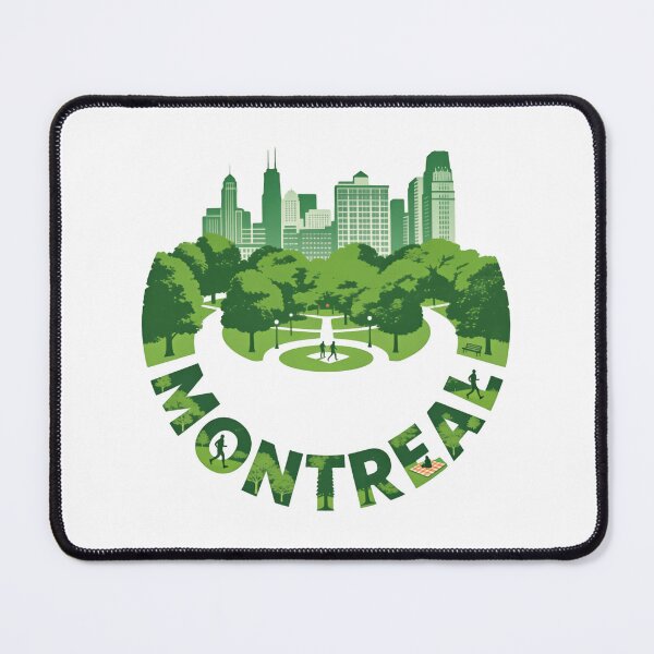 Item preview, Montreal Canada Skyline Morning Mist Soft designed and sold by SkeletonsDanger.