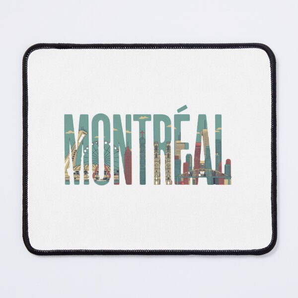Item preview, Montreal Canada Skyline Horizon Bright Sky designed and sold by SkeletonsDanger.