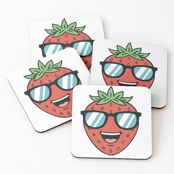 Item preview, Cool strawberry Meme Wearing Sunglasses designed and sold by holywarter.