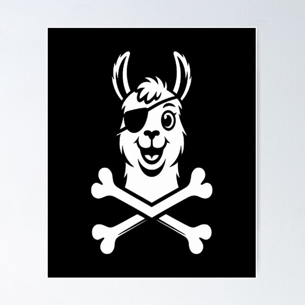 Item preview, Talk Like A Pirate Day LLama Pirate Ship designed and sold by SignaturalGen.