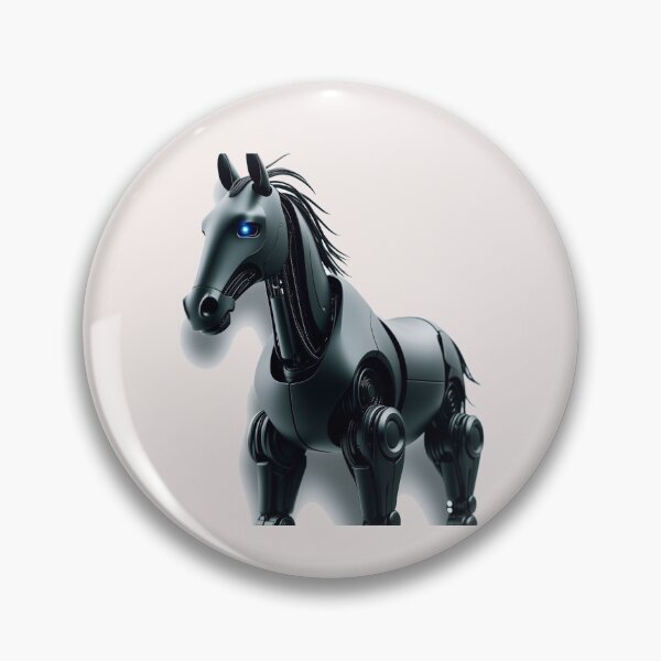 Item preview, Futuristic Robotic Horse with Cybernetic Design designed and sold by zohocreations.
