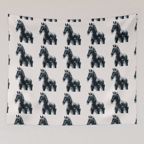 Item preview, Futuristic Robotic Horse with Cybernetic Design designed and sold by zohocreations.
