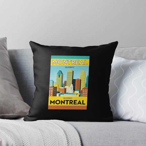 Item preview, Montreal Canada Skyline Evening Glow Romantic designed and sold by SkeletonsDanger.