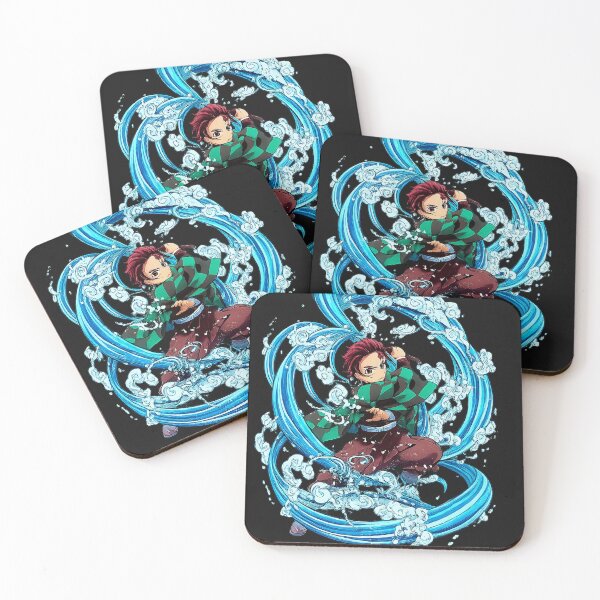Item preview, Water Blade Swordsman – Dynamic Anime Warrior Art designed and sold by Hamiceis.