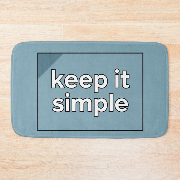 Item preview, Keep It Simple Motivational Quote designed and sold by Owcomm.
