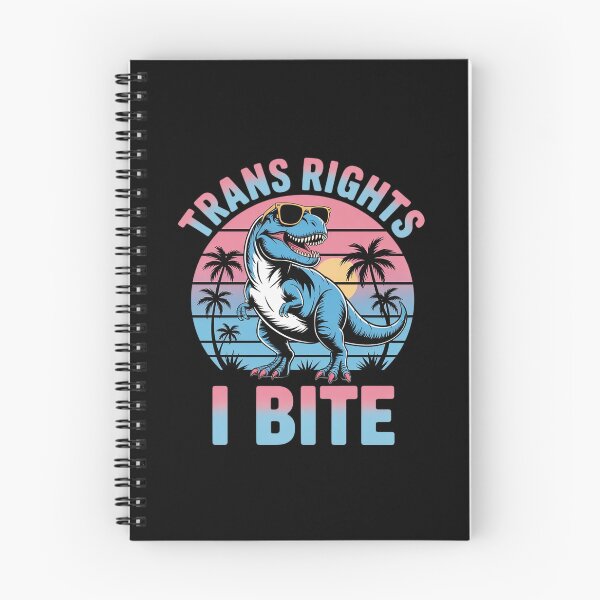 Item preview, Trans Rights Or I Bites Transgender Dinosaur T-Rex LGBTQ designed and sold by MarryIsMonth.