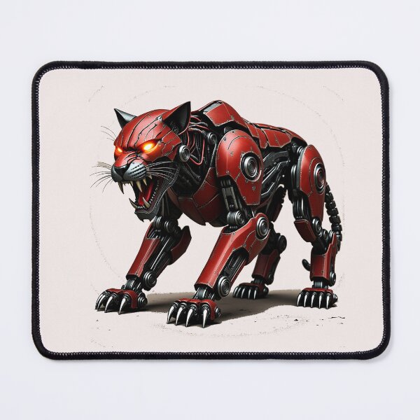 Item preview, Fierce Futuristic Robotic Panther Cyber Beast designed and sold by zohocreations.