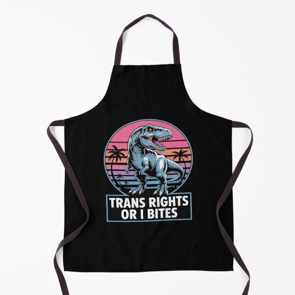 Item preview, Trans Rights Transgender Pride Or I Bites T-Rex designed and sold by FadeOfThrone.