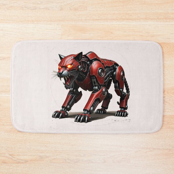 Item preview, Fierce Futuristic Robotic Panther Cyber Beast designed and sold by zohocreations.