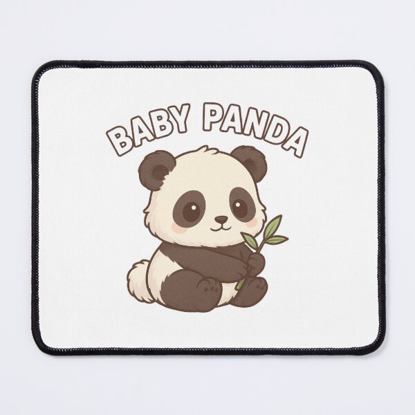 Item preview, Baby Panda Cute Kawaii Bamboo Illustration designed and sold by Trend Drops Mad.