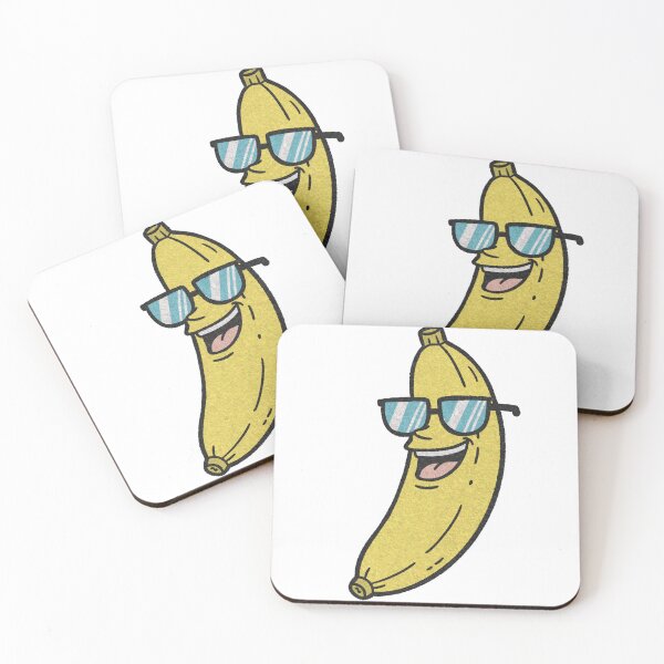 Item preview, Cool Banana fluffy Meme Wearing Sunglasses designed and sold by holywarter.