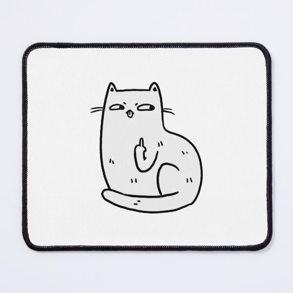 Item preview, Middle Finger Cat designed and sold by joyceparter.