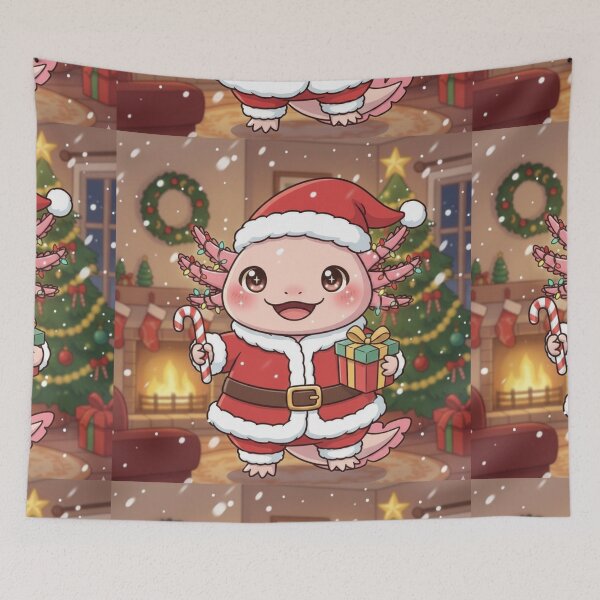 Item preview, Merry Christmas axolotl  designed and sold by HuntsmithMerch.