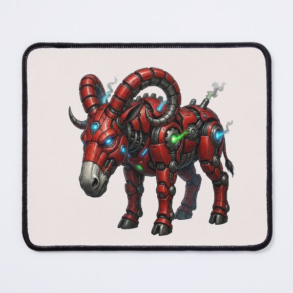 Item preview, Futuristic Robotic Bull with Cybernetic Armor designed and sold by zohocreations.