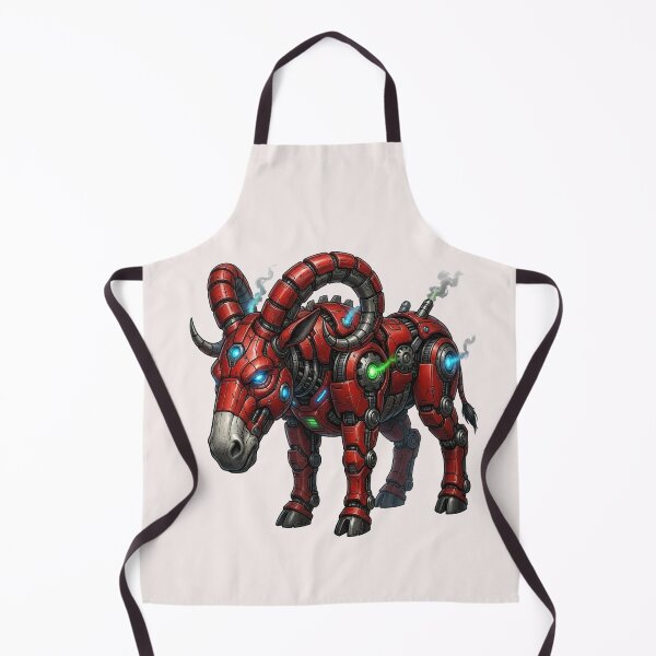 Item preview, Futuristic Robotic Bull with Cybernetic Armor designed and sold by zohocreations.