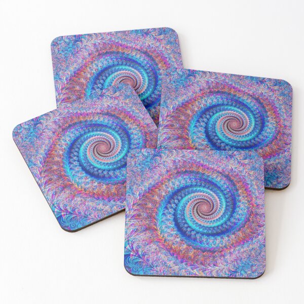 Item preview, Abstract Multicolored Floral Fractal Swirl Mix 22 designed and sold by SXW Designs.