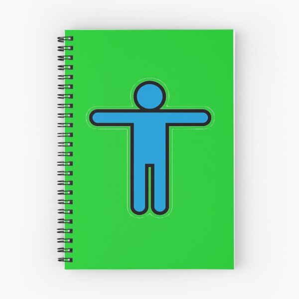 Item preview, Minimal Blue Human Icon Symbol on Dark Background designed and sold by zohocreations.