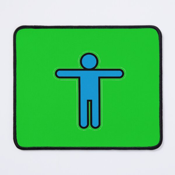 Item preview, Minimal Blue Human Icon Symbol on Dark Background designed and sold by zohocreations.