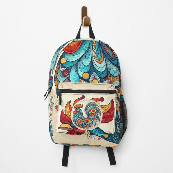 Item preview, Thai Floral Patterns Inspiring the Rooster Design designed and sold by Vanich-Panich.