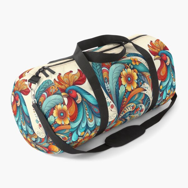 Item preview, Thai Floral Patterns Inspiring the Rooster Design   designed and sold by Vanich-Panich.