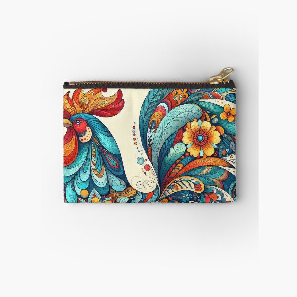 Item preview, Thai Floral Patterns Inspiring the Rooster Design   designed and sold by Vanich-Panich.