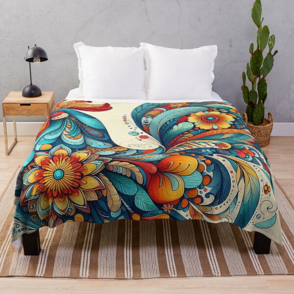 Item preview, Thai Floral Patterns Inspiring the Rooster Design   designed and sold by Vanich-Panich.