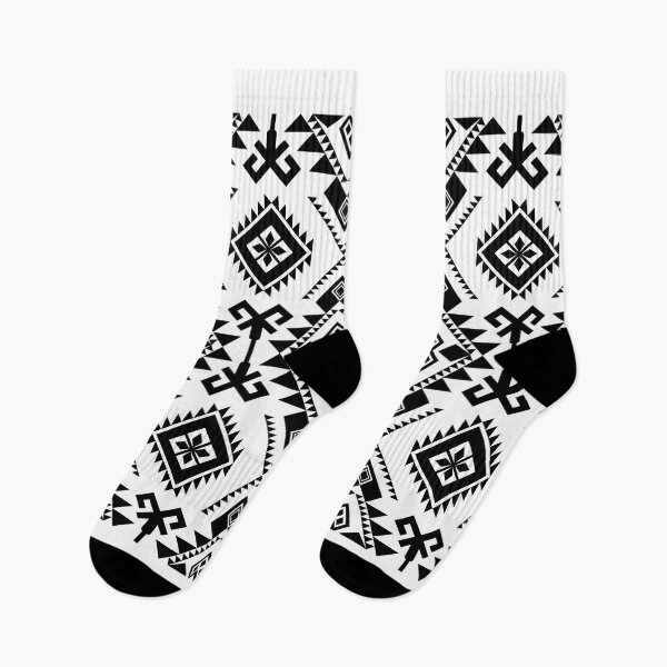 Item preview, Black and White Tribal Geometric Seamless Pattern designed and sold by RS4you.