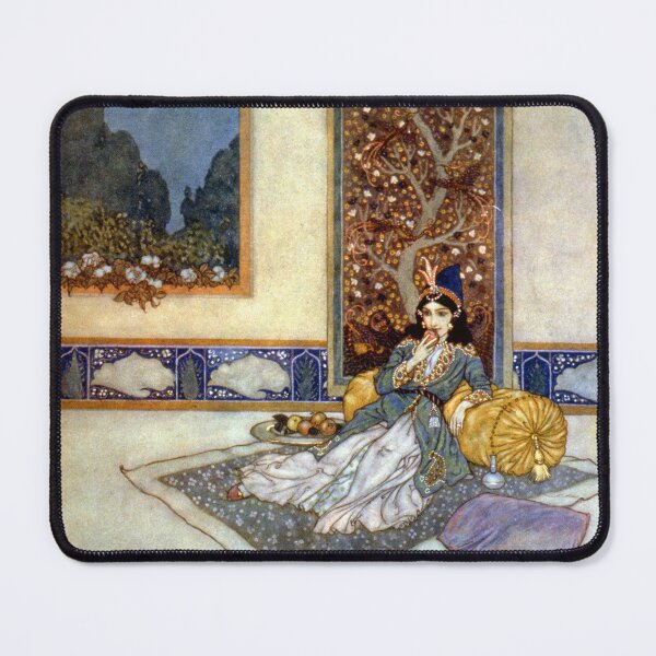 Item preview, Scheherazade princess, illustration for the 1001 Arabian Nights 1911 Edmund Dulac print  (1882-1953)  designed and sold by LucyBloomSoon.