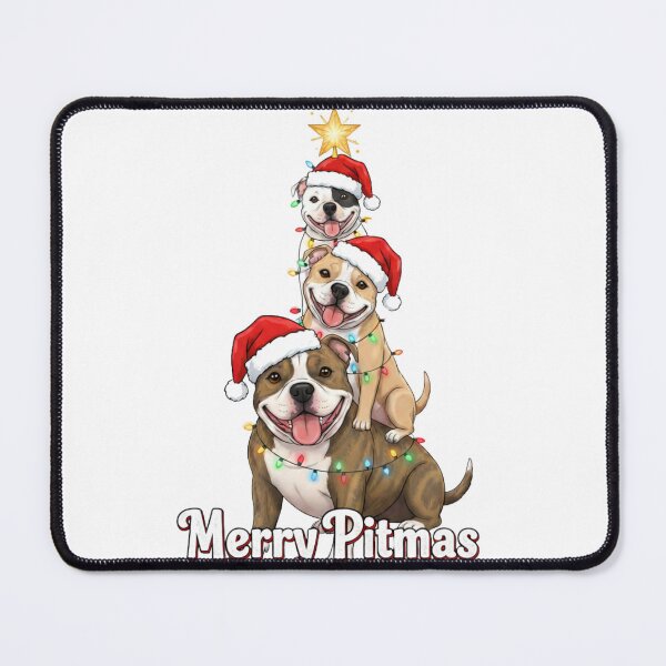 Item preview, Christmas Pitbull Merry Pitmas for Festive Dog Lovers designed and sold by AS Créations.