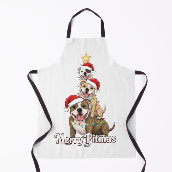 Item preview, Christmas Pitbull Merry Pitmas for Festive Dog Lovers designed and sold by AS Créations.