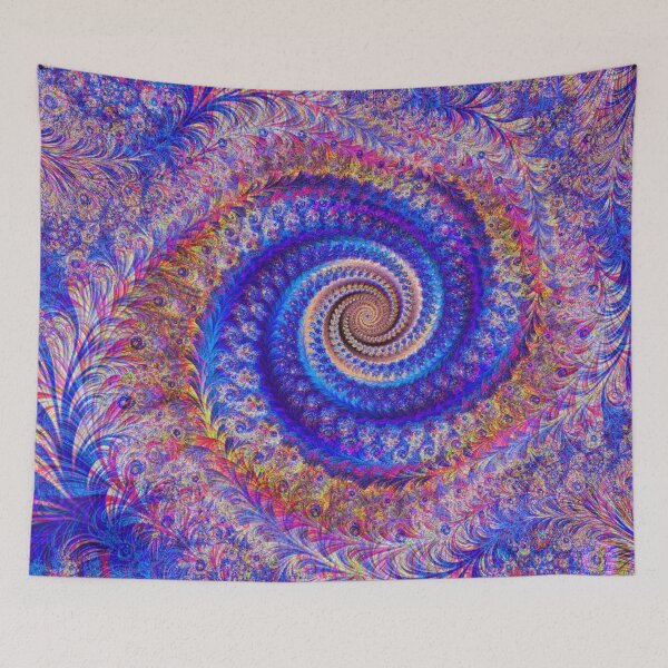 Item preview, Abstract Multicolored Floral Fractal Swirl Mix 23 designed and sold by SXW Designs.
