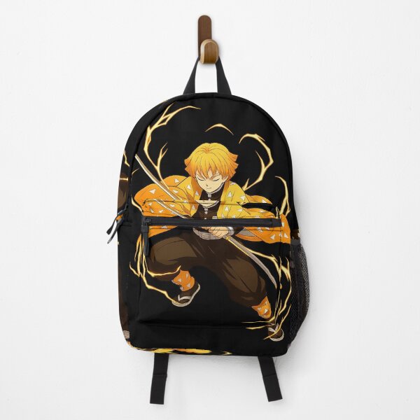 Item preview, Thunder-Breathing Swordsman – Electric Anime Warrior Art designed and sold by Hamiceis.