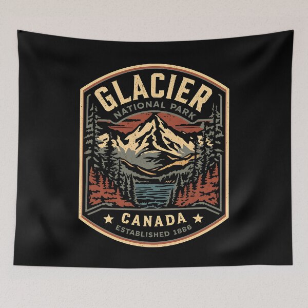 Item preview, Glacier National Park - Canada  designed and sold by GoodOldVintage.