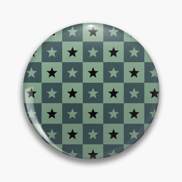 Item preview, Contemporary Green Checkered Grid Abstract Geometric Shape Pattern for Trendy Decor designed and sold by RoyalStarsPatts.