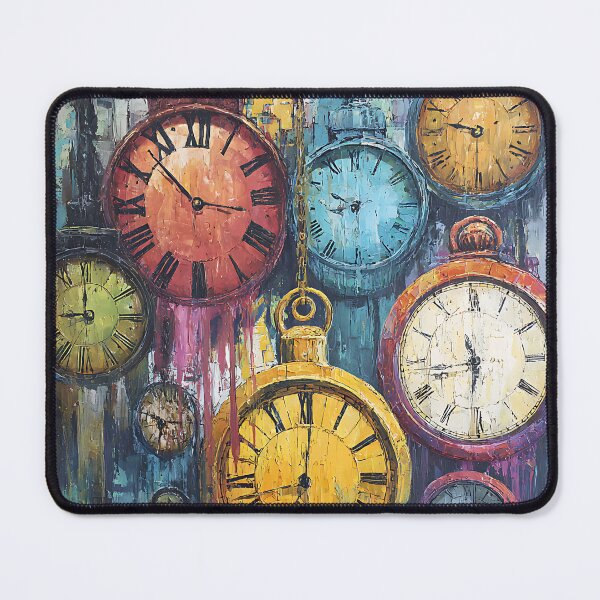 Item preview, Abstract Melting Clocks Aesthetic designed and sold by bapupa.