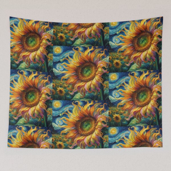 Item preview, Starry Bloom — Van Gogh Sunflower Dream designed and sold by denip.