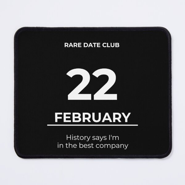 Item preview, Rare Date Club – February 22 designed and sold by ariksworld.