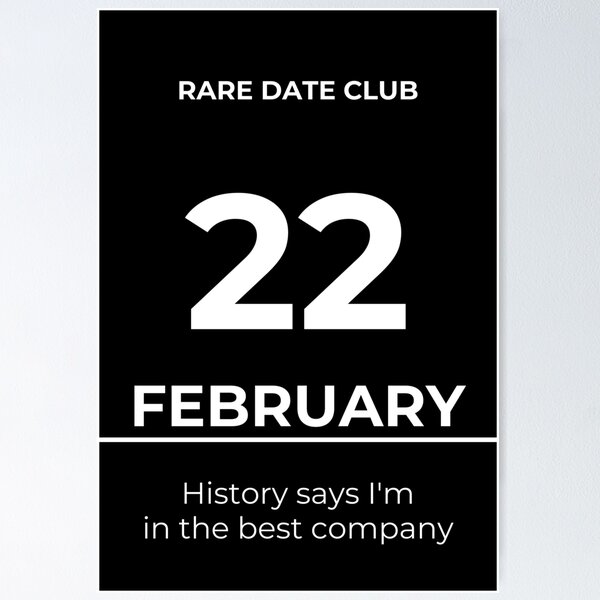Item preview, Rare Date Club – February 22 designed and sold by ariksworld.