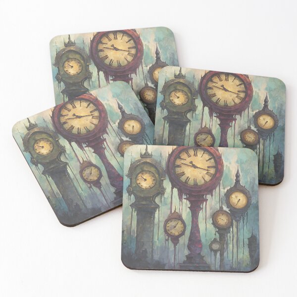 Item preview, Surreal Melting Clocks Abstract Art designed and sold by bapupa.