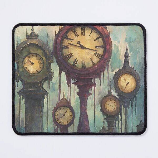 Item preview, Surreal Melting Clocks Abstract Art designed and sold by bapupa.