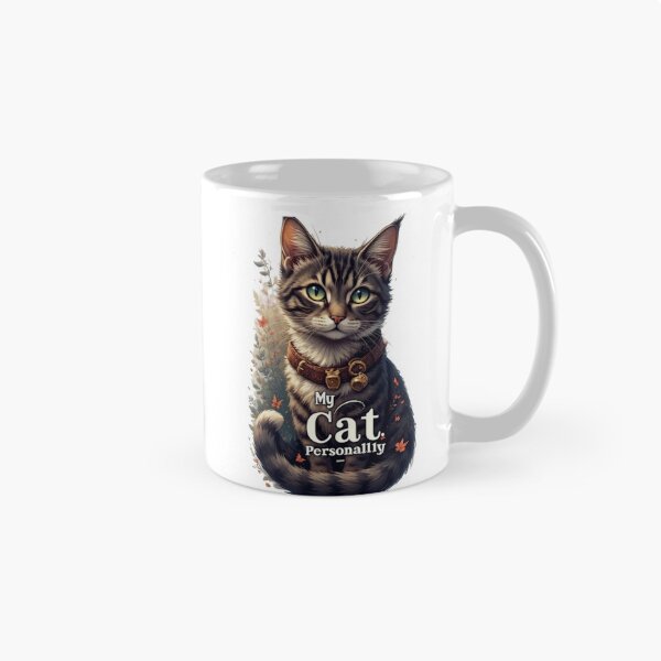 Item preview, Cat Mom Personality Quote T-Shirt cat mom life cat owner cat humor funny cat quote designed and sold by greeended.
