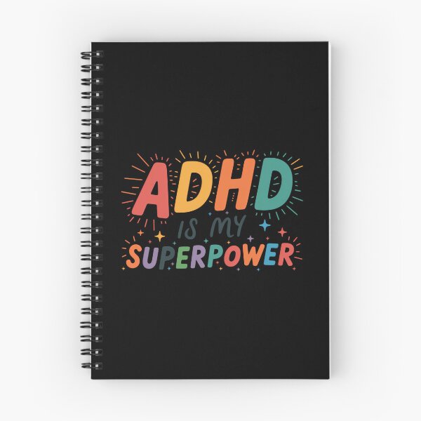 Item preview, ADHD Is My Superpower – Simple Colorful Neurodiversity Sticker designed and sold by Suzy Perez Art.