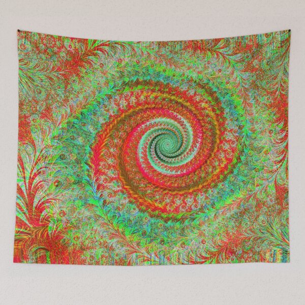 Item preview, Abstract Multicolored Floral Fractal Swirl Mix 25 designed and sold by SXW Designs.