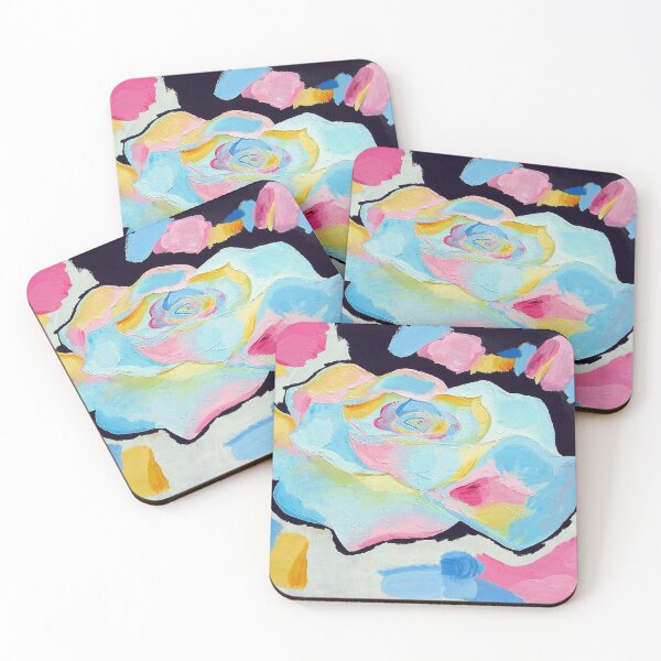Item preview, Pink, Yellow and Blue Rose designed and sold by Sossie Vanek.