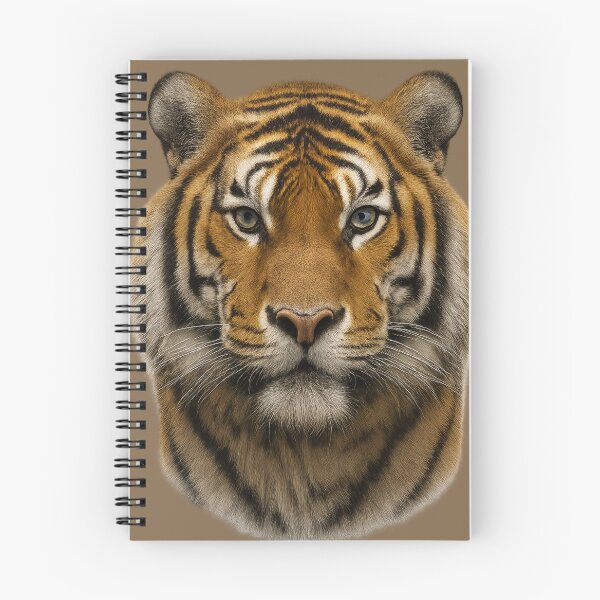 Item preview, Tiger Wildlife Portrait Artwork – Realistic Tiger Face Illustration designed and sold by BROHLine Studio.