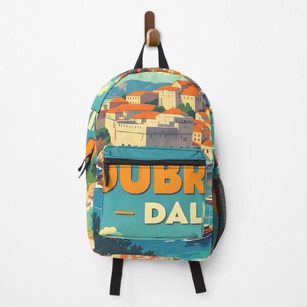 Item preview, Dubrovnik, Croatia: Vintage-Style Painterly Travel Poster designed and sold by LSVart.