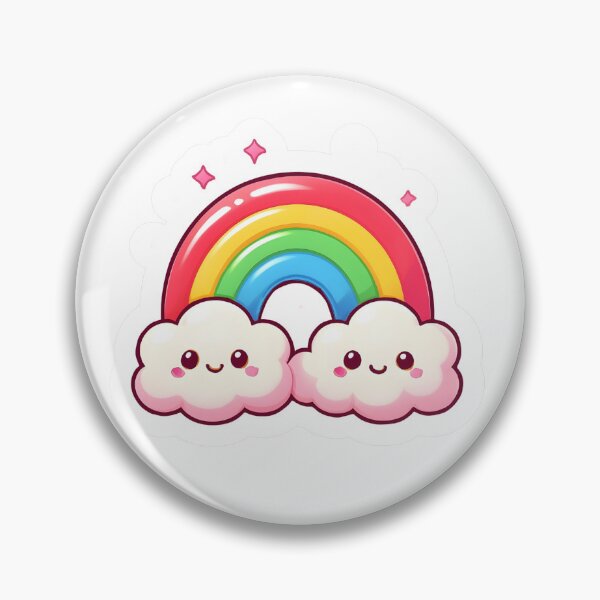 Item preview, Cute Rainbow with Smiling Clouds designed and sold by Blaple.