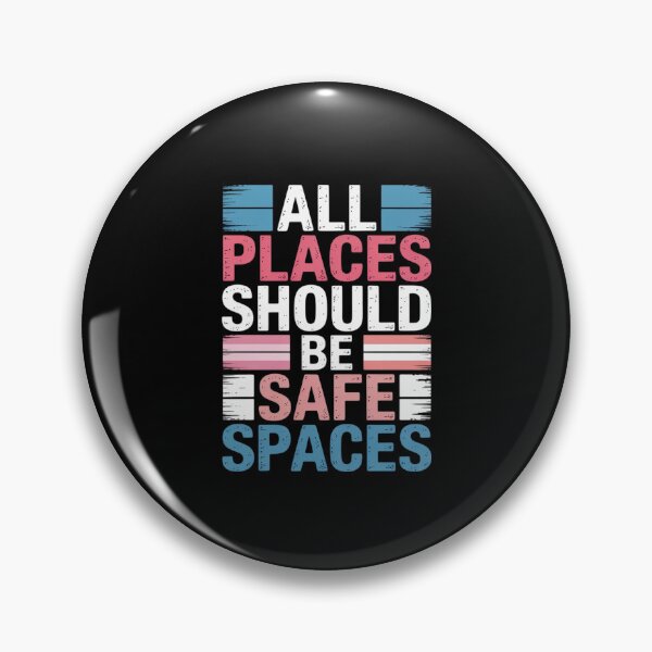 Item preview, Transgender All Spaces Safe Trans Pride Flag LGBT Women Men  designed and sold by FadeOfThrone.